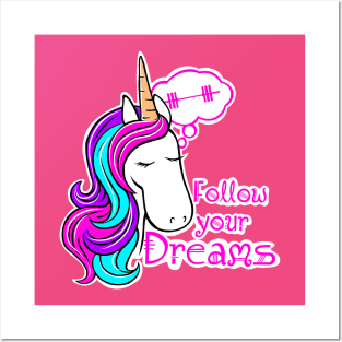 Unicorn Dreams Posters and Art